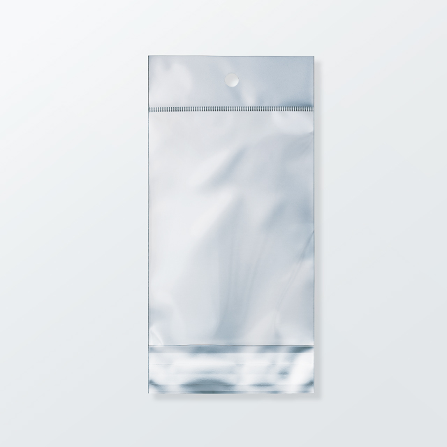 アルミ蒸着ヘッダー付袋