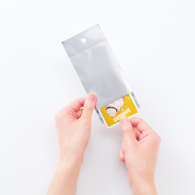 アルミ蒸着ヘッダー付袋 新発売